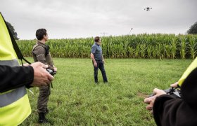 Drones speuren naar hennep in Limburg