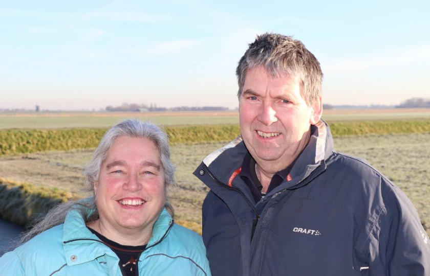 Carla en Theo Potjes, akkerbouwers in Oterleek