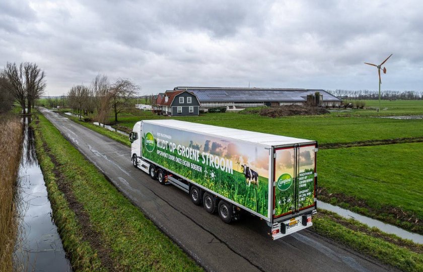 FrieslandCampina+rijdt+met+eerste+gekoelde+elektrische+vrachtwagen